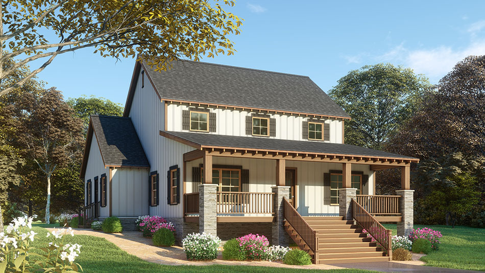 MEN5137-Front Rendering-Arch Roofing